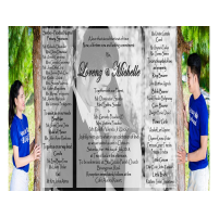 3 fold Wedding invitation