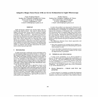 Research Paper Light Microscopy