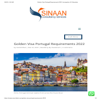 (Blog) Golden Visa Portugal