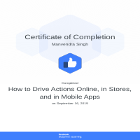 Facebook Blueprint Certificate