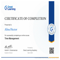 Time Management Certificate