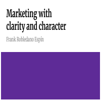 Clarity and character