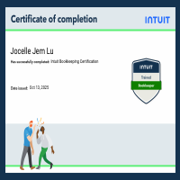 Intuit Bookkeeping Certificate