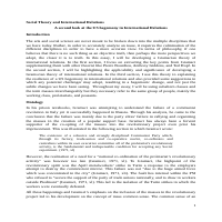 Samples of Academic Writing