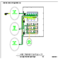 Sample CAD drawing, Water treatment plant