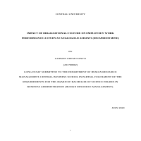 Essay on my Work