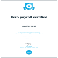 Xero Payroll Certification