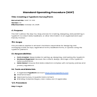 SOP for Typeform