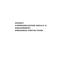 An assignment in my 1st year of campus