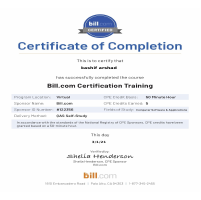 Bill.com Certified