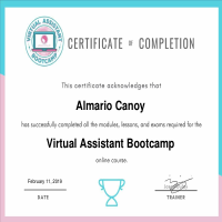 Virtual Assistant Certificate