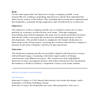 Real Estate Developer Corporate Profile