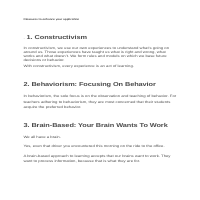 Strategies for Content Writing