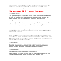 My Adwords & FB PPC Process