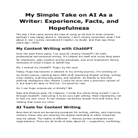 My Simple Take on AI As a Writer (Md. Anique)