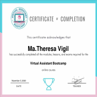 Virtual Assistant Certificate