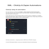 ClickUp and Zapier automation Guide