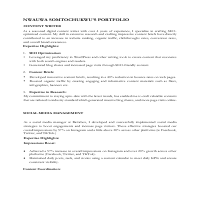 Nwauwa Somtochukwu's Content writing Portfolio