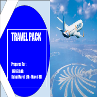 A client requested create a travel inatinary