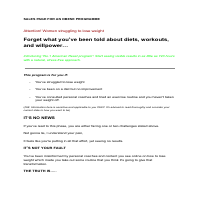 #Weight Loss Community