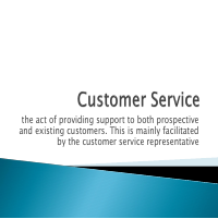 Ensuring effective customer reationship