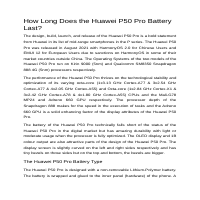Huawei P50 battery review