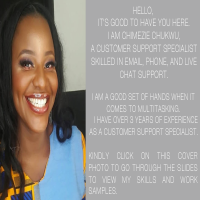 My portfolio of customer support specialist 