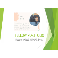 Fellow Portfolio Teach for India