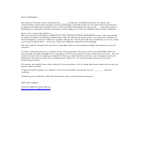 Influencers Letter