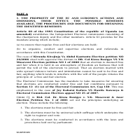 Election petition