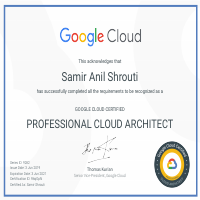 Google Cloud Architect Certificate