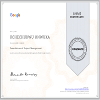 My Project Management Certificate