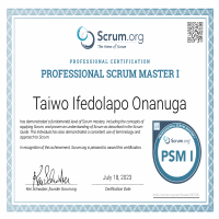 Scrum Certificate