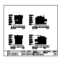2D plans of a house made in AutoCad