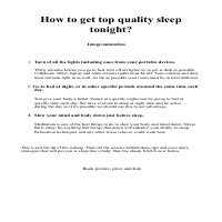 Copywriting Sleep Article