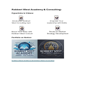Robbert West Academy and Consulting_Videos and Notion Page