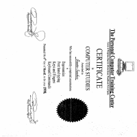 Certificate of Computer Studies