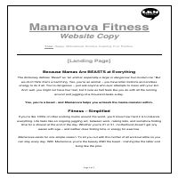 Mamanova Fitness