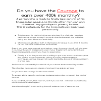 Landing page copy