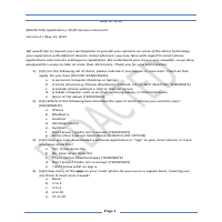 Survey Instrument Example