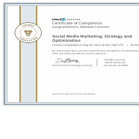 Social Media Marketing Certificate
