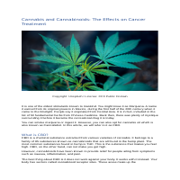 Cannabis and Cancer