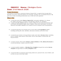 Structured Google workspace documentation 