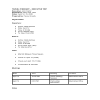 Structured itinerary for stress-free travel.