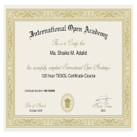 Credited Online Teaching Certificate