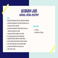 Geobrain Labs