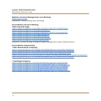 Link References for Social Media Write Ups 