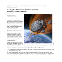 Killer asteroid