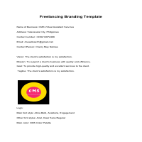 My Branding Template