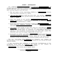 Affidavit